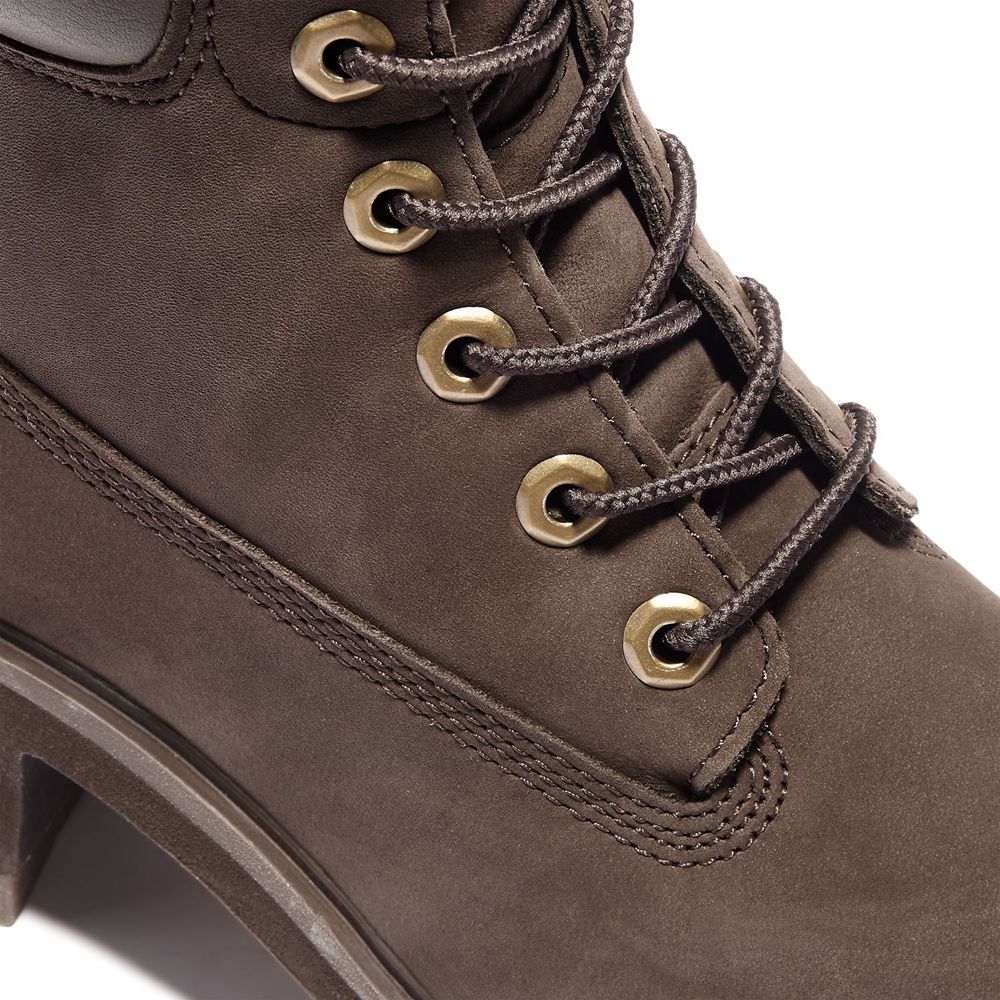 Bototos Timberland Mujer 6-Inch Kinsley Waterproof Marrones Oscuro - Chile OQX-079842